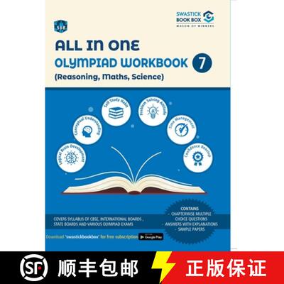 【3-4周达】All in One Olympiad Workbook for Reasoning, Math, Science - Class 7 [9789389288780]