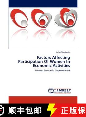 预订 Factors Affecting Participation of Women in Economic Activities [9783848438051]