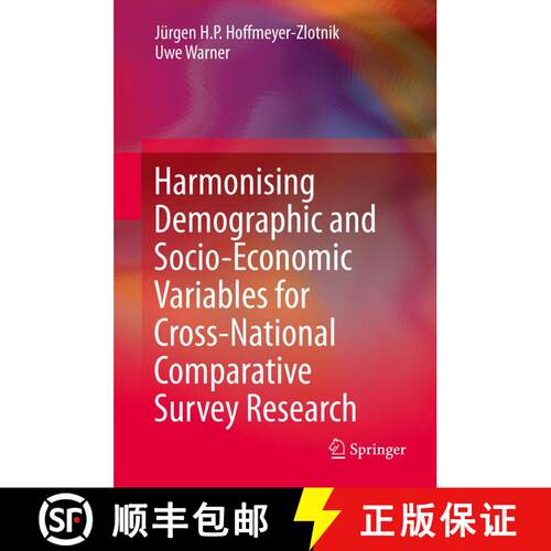 【3-4周达】精装 Harmonising Demographic and Socio-Economic Variables for Cross-National Comparative S... [9789400772373]