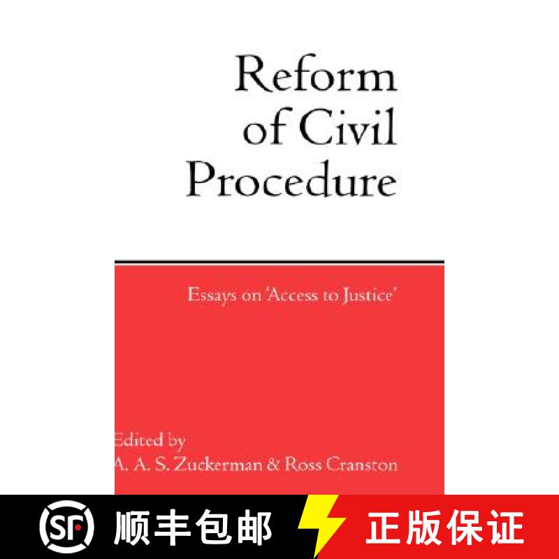 【3-4周达】Reform of Civil Procedure: Essays on 'Access to Justice' [9780198260929]