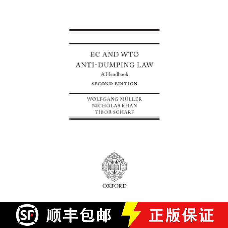【3-4周达】EC and WTO Anti-Dumping Law: A Handbook [9780199565313]