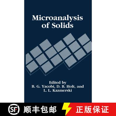 【3-4周达】Microanalysis of Solids [9781489914941]