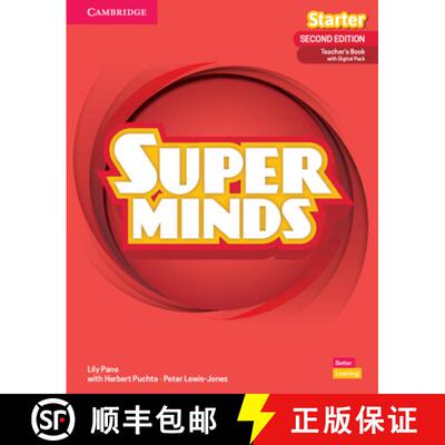 【3-4周达】Super Minds Starter Teacher's Book with Digital Pack British English [9781108909228]