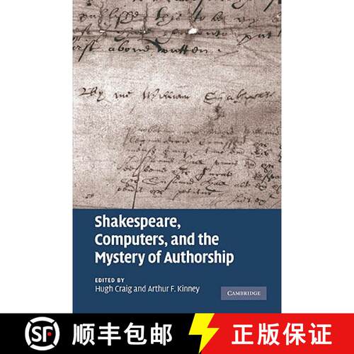 【3-4周达】精装 Shakespeare, Computers, and the Mystery of Authorship [9780521516235]