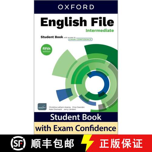 预订 English File fifth edition Intermediate Student Book with access to Exam Confidence: Print Stude... [9780194284615]