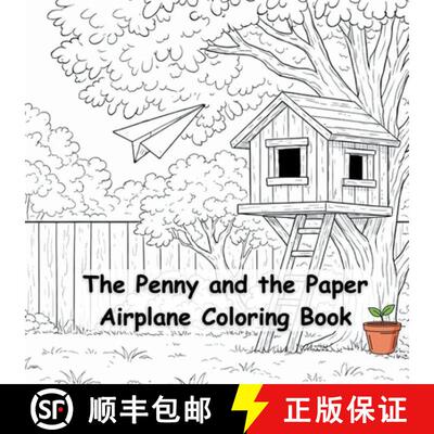【3-4周达】The Penny and the Paper Airplane Coloring Book [9798295515866]