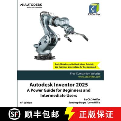 【3-4周达】Autodesk Inventor 2025: A Power Guide for Beginners and Intermediate Users [9789394074644]