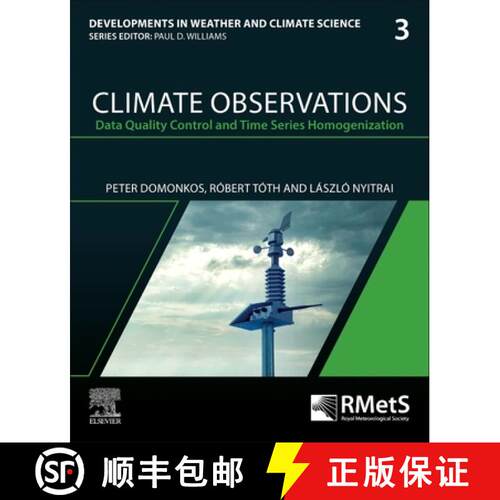 【3-4周达】Climate Observations: Data Quality Control and Time Series Homogenization Volume 3 [9780323904872]