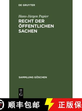预订 Recht der oeffentlichen Sachen [9783110074048]