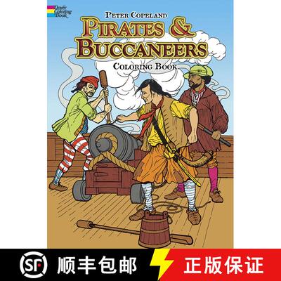 预订 Pirates & Buccaneers Coloring Book [9780486233932]