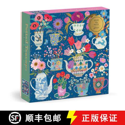 【3-4周达】Victoria Ball Potted Teacups 500 Piece Foil Puzzle [9780735388154]