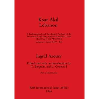 【4周达】Ksar Akil Lebanon, Part ii: A Technological and Typological Analysis of the Transitional and... [9781407388229]