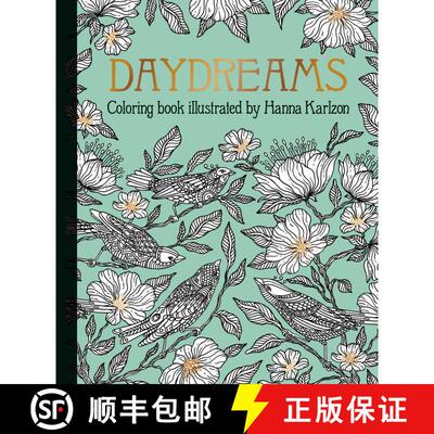 【3-4周达】Daydreams Coloring Book: Originally Published in Sweden as Dagdrömmar [9781423645566]