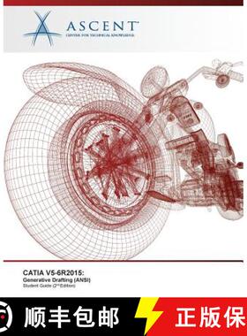 预订 Catia V5-6r2015: Generative Drafting (ANSI) [9781946571069]