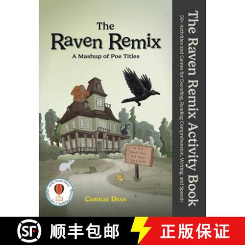 【3-4周达】The Raven Remix Activity Book: 50+ Activities and Games for Decoding, Reading Comprehensio... [9798988875581]