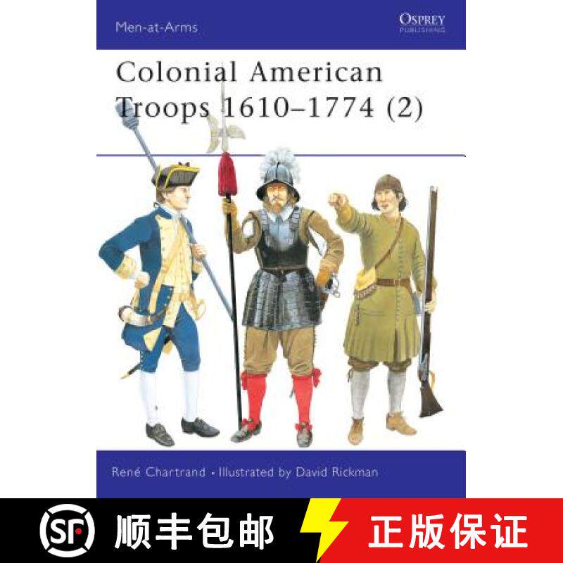预订 Colonial American Troops 1610-1774 (2) [9781841763255]