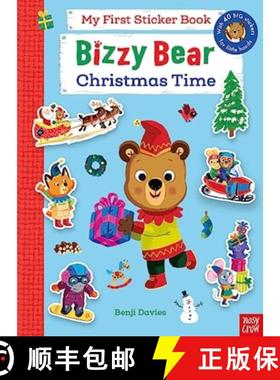 【3-4周达】Bizzy Bear: My First Sticker Book: Christmas Time [9781839948084]