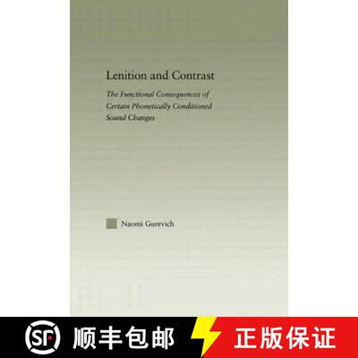 【3-4周达】Lenition and Contrast : The Functional Consequences of Certain Phonetically Conditioned So... [9780415865142]