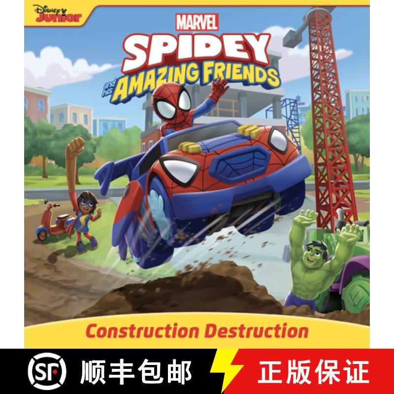【3-4周达】Spidey and His Amazing Friends: Construction Destruction [9781368078771]