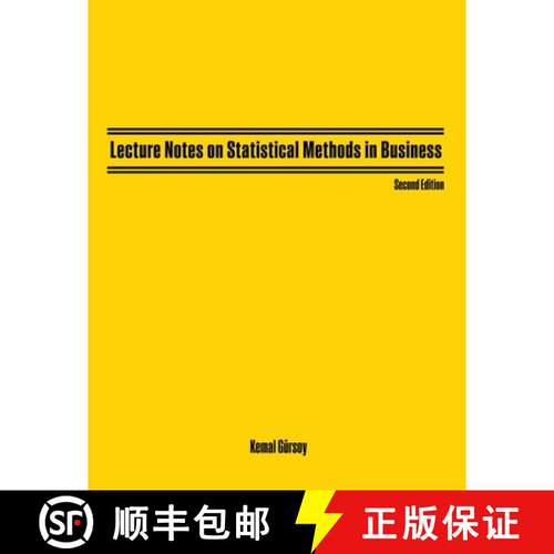【3-4周达】Lecture Notes on Statistical Methods in Business [9798765730928]