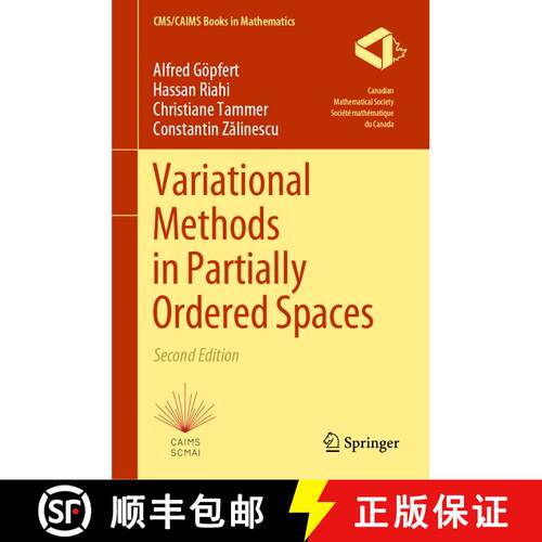 【3-4周达】精装 Variational Methods in Partially Ordered Spaces (Second Edition 2023) [9783031365331]