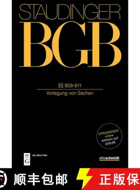 预订 §§ 783-811: (Anweisung, Schuldverschreibung Auf Den Inhaber, Vorverlegung Von Sachen) [9783805913126]