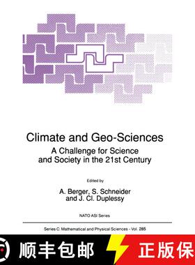 【3-4周达】Climate and Geo-Sciences : A Challenge for Science and Society in the 21st Century [9780792304128]