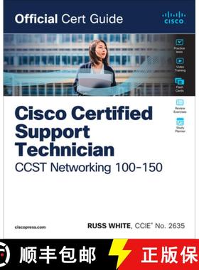 【3-4周达】Cisco Certified Support Technician CCST Networking 100-150 Official Cert Guide [9780138213428]