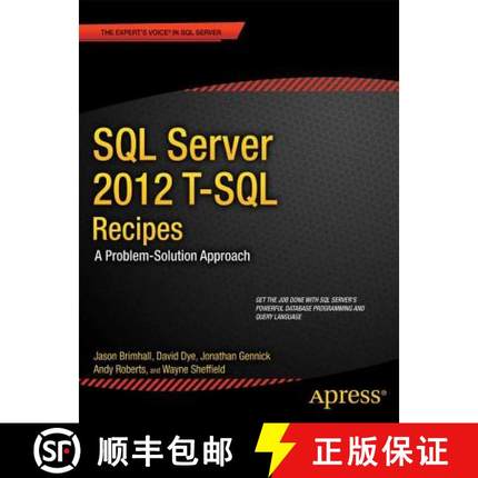 【3-4周达】SQL Server 2012 T-SQL Recipes : A Problem-Solution Approach [9781430242000]