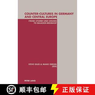Central Drang Europe From Cultures Germany 9783039100071 Baader Meinhof Counter and und Sturm 3周达