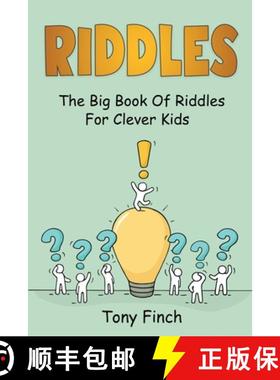 【3-4周达】Riddles: The big book of riddles for clever kids [9781761036118]