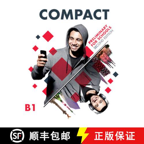 剑桥PET考试 学生包（学生书不带答案带网上练习，练习册不带答案带音频） Compact Preliminary for Schools ... [9781108349093]