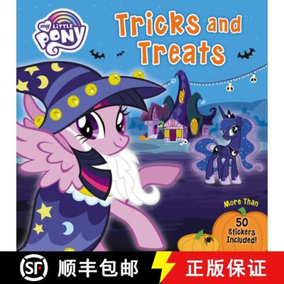 【3-4周达】My Little Pony: Tricks and Treats: More Than 50 Stickers Included! [9780063063471]