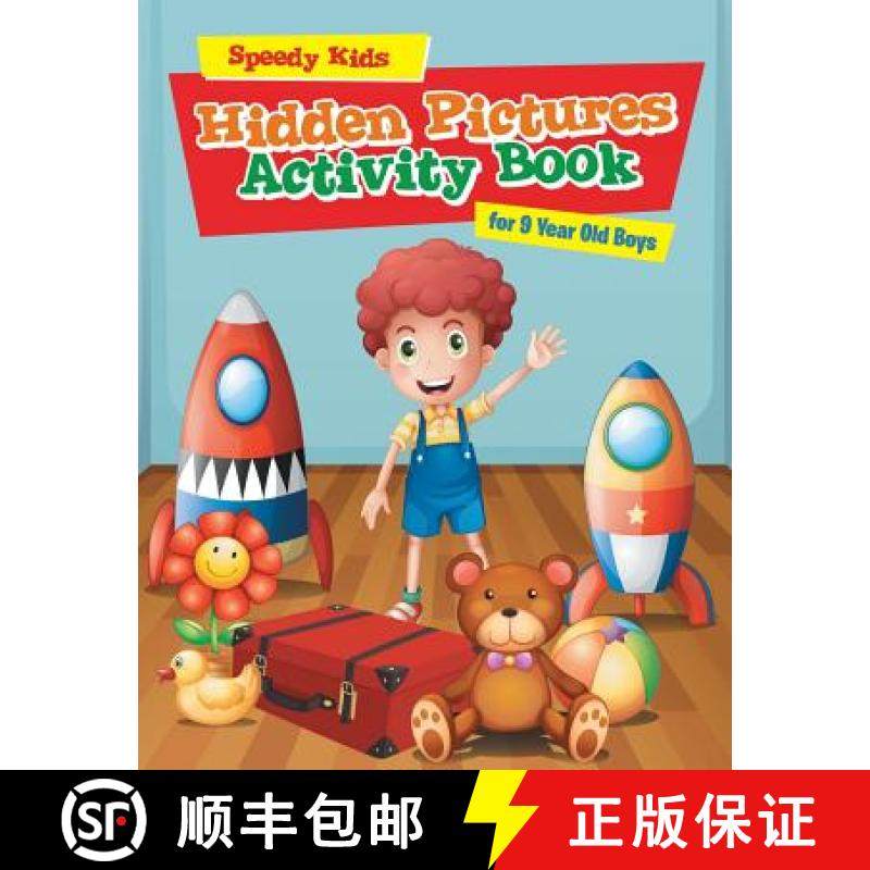 【3-4周达】Hidden Pictures Activity Book for 9 Year Old Boys [9781541909946]