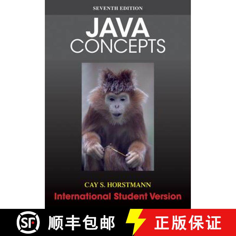 【3-4周达】Java Concepts 7E International Student Version [Wiley计算机] [9781118318768]
