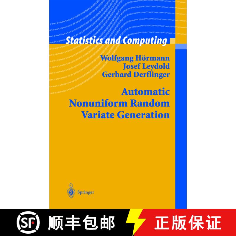 【3-4周达】精装 Automatic Nonuniform Random Variate Generation [9783540406525]图片