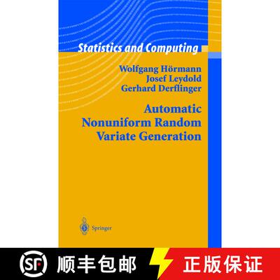 【3-4周达】精装 Automatic Nonuniform Random Variate Generation [9783540406525]