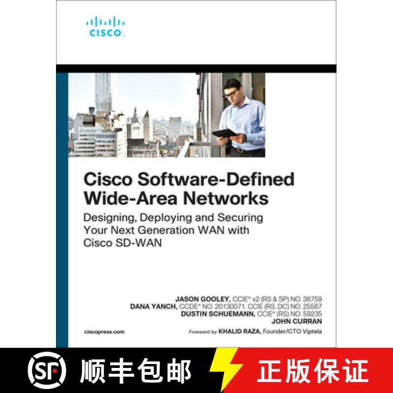 【3-4周达】Cisco Software-Defined Wide Area Networks: Designing, Deploying and Securing Your Next Gen... [9780136533177]