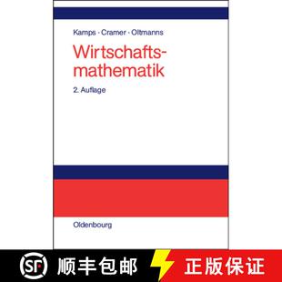 【3-4周达】精装 Wirtschaftsmathematik – Einführendes Lehr– und Arbeitsbuch [9783486273441]