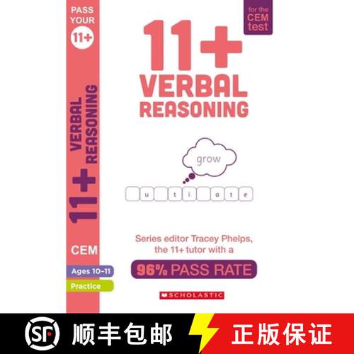 【3-4周达】11+ Verbal Reasoning Practice and Assessment for the CEM Test Ages 10-11 [9781407183770]