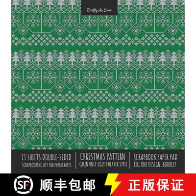 【3-4周达】Christmas Pattern Scrapbook Paper Pad 8x8 Decorative Scrapbooking Kit for Cardmaking Gifts... [9781636571652]