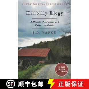 【3-4周达】Hillbilly Elegy: A Memoir of a Family and Culture in Crisis [9780063438354]