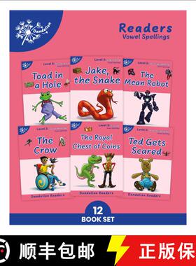 【3-4周达】Phonic Books Dandelion Readers Vowel Spellings Level 3 Jake, the Snake: Decodable Books fo... [9781783693313]