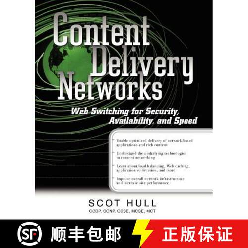 【3-4周达】Content Delivery Networks: Web Switching for Security, Availability, and Speed: Web Switch... [9780072190465]