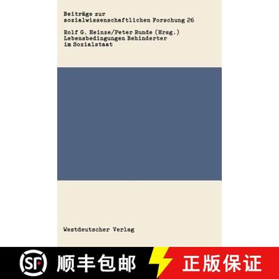 【3-4周达】Lebensbedingungen Behinderter im Sozialstaat [9783531115887]