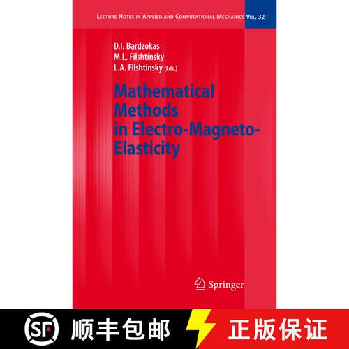 【3-4周达】精装 Mathematical Methods in Electro-Magneto-Elas... (Lecture Notes in Applied and Computa... [9783540710301]