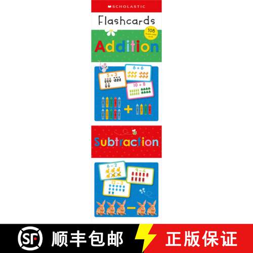 【3-4周达】Addition & Subtraction Flashcard Double Pack: Scholastic Early Learners (Flashcards) [9781338894424]
