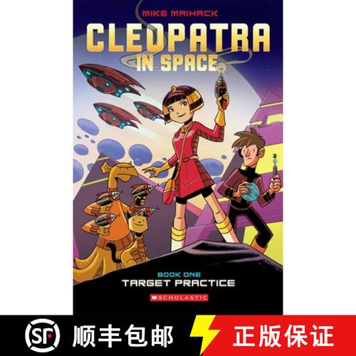 【3-4周达】Target Practice: A Graphic Novel (Cleopatra in Space #1): Volume 1 [9780545528436]