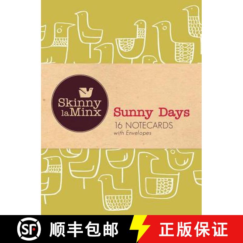 【3-4周达】Sunny Days Notecards: 16 Notecards with Envelopes [With Envelope] [9781452129310]