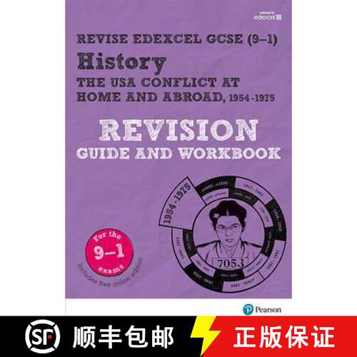 【3-4周达】Pearson REVISE Edexcel GCSE History The USA, 1954-75: conflict at home and abroad Revision... [9781292169767]